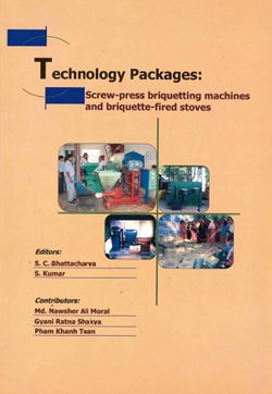 RETs in Asia:  Technology Packages – Screw-press Briquetting Machines and Briquette-fired Stoves