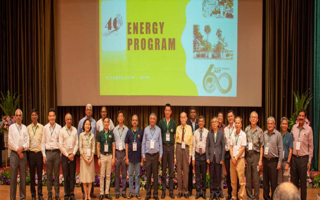 Celebrating the 40th anniversary of Energy Program with 1980s students. 25 October 2019