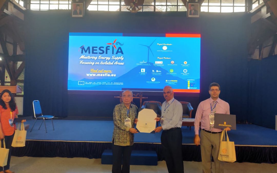 Participated in the MESFIA Workshop and made a presentation titled “The Role of Higher Educational Institution in Developing Human Resources specialized in Energy Supply for Isolated Areas”  at ITB, Bandung, Indonesia on 7 November 2019.